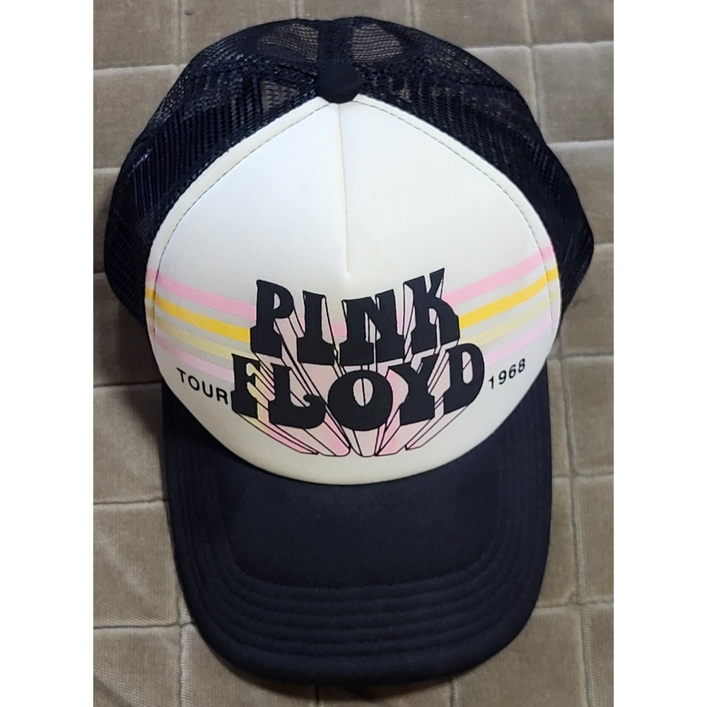 Pink Floyd 1968 Tour Trucker Hat – Official Licensed Snapback Cap Nice! J